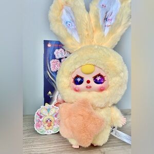 Baby Three Lily Rabbit Town V3 Plush Pendant | Rare Liquid Glitter Eyes